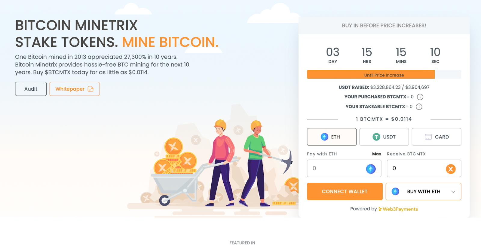 Bitcoin Minetrix Presale 