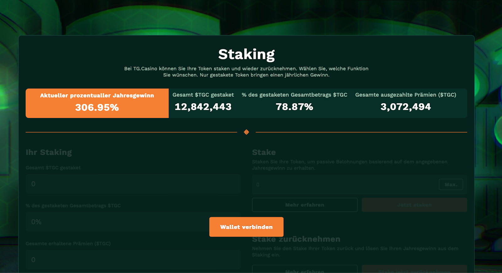 Staking Dashboard 