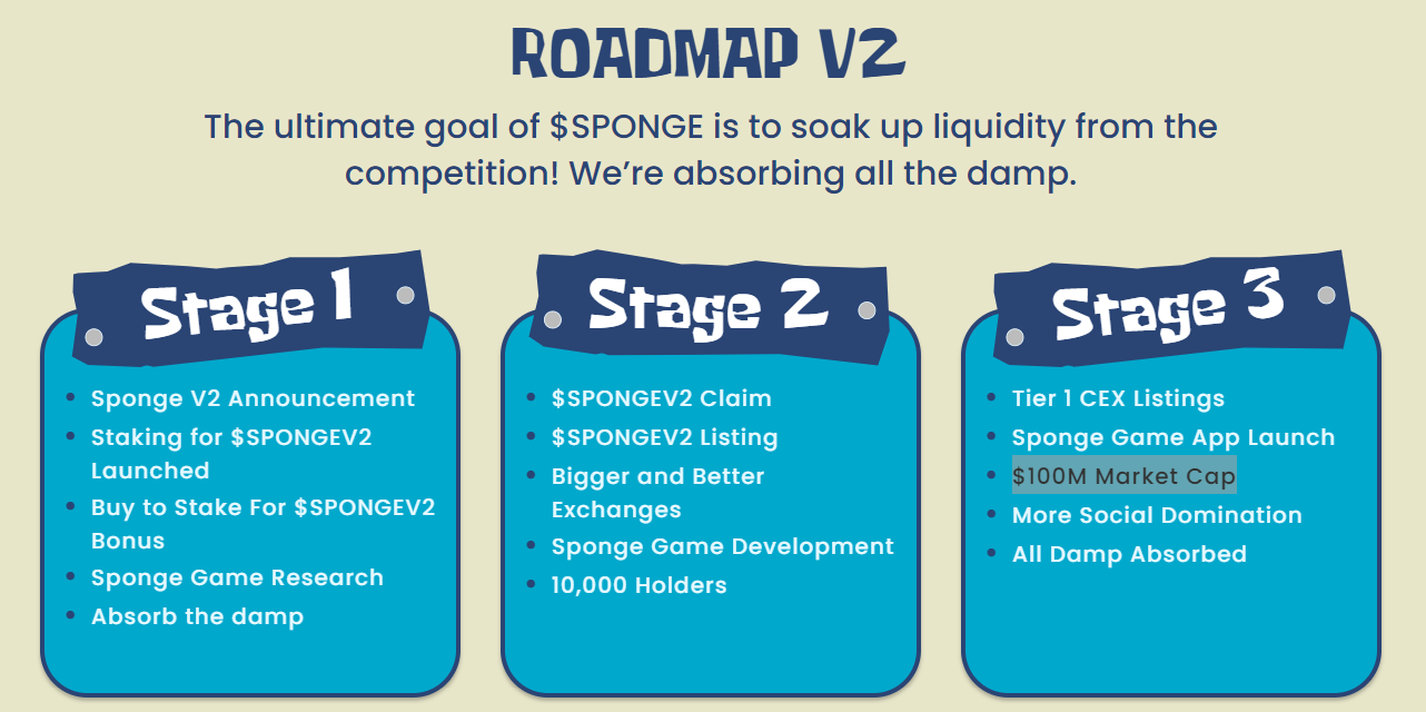 Sponge V2 Roadmap