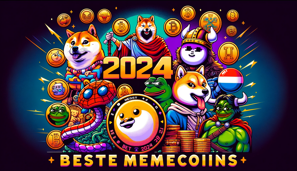 Beste Memecoins 2024 Kryptowaehrungen mit Extra-Explosionspotenzial