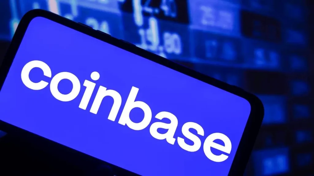 Coinbase Schriftzug