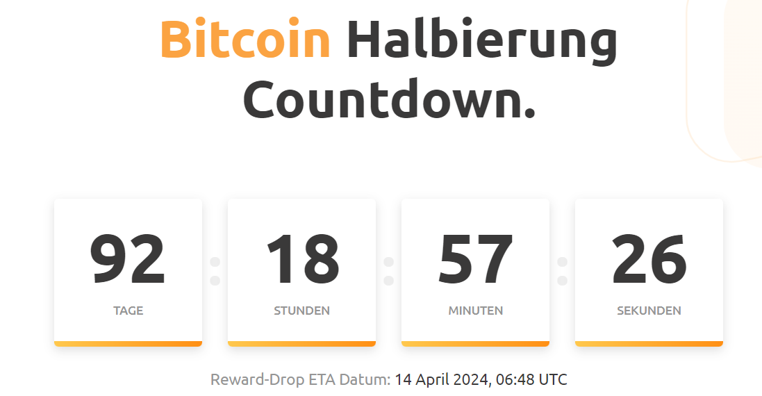 Halving Countdown