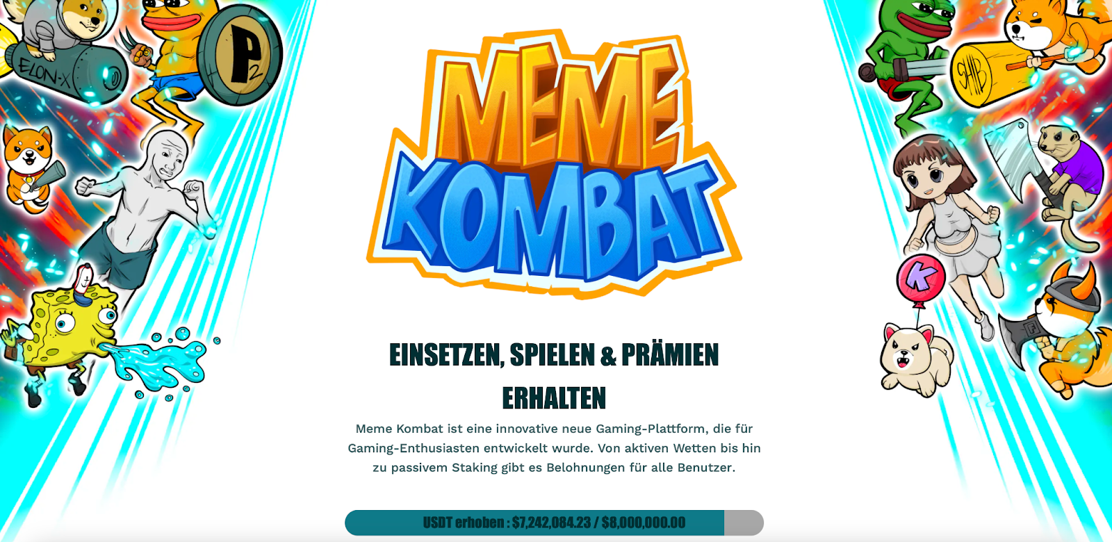 Meme Kombat Website 