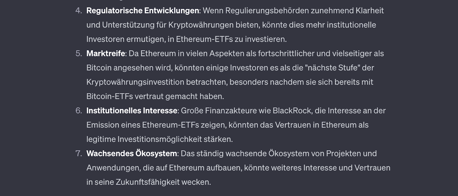 ChatGPT über ETH 