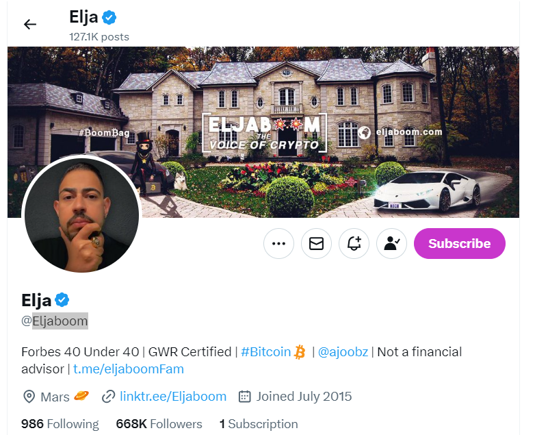 Elja's Profil