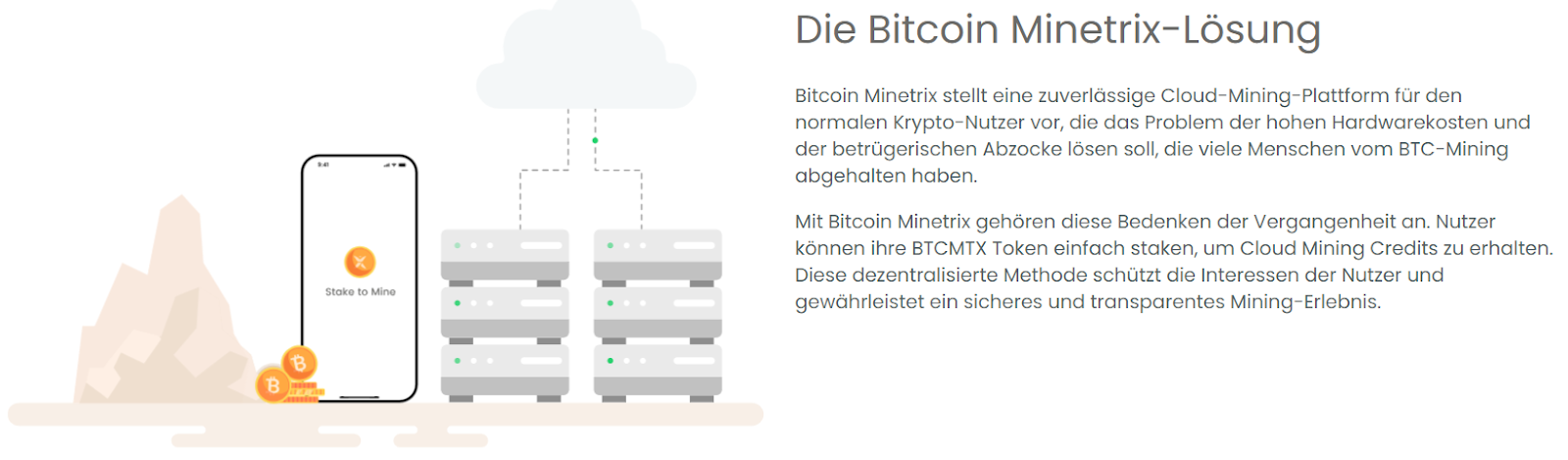 Bitcoin Minetrix Lösung