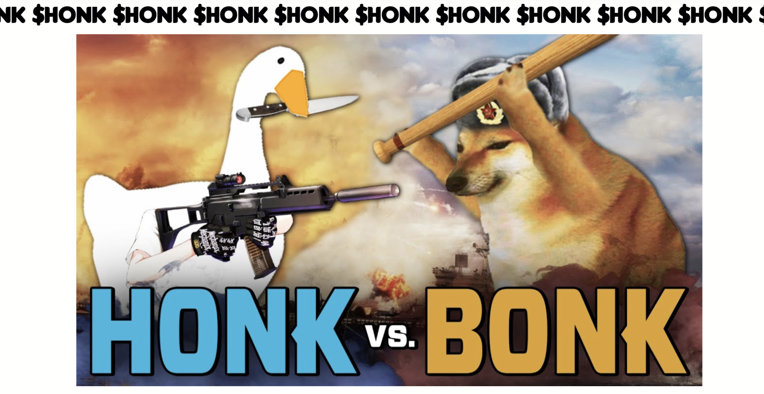 HONK VS BONK