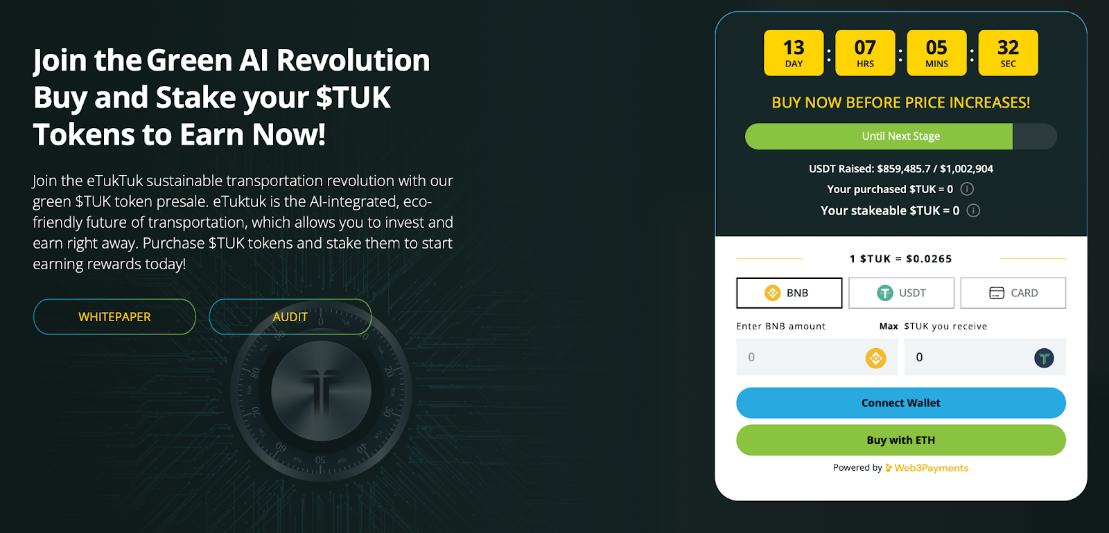 TUK Presale 