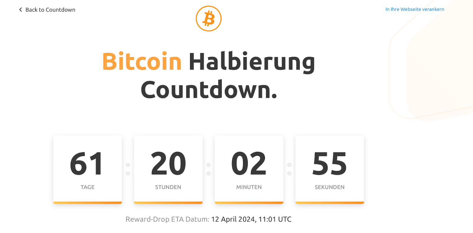 Halving Countdown 