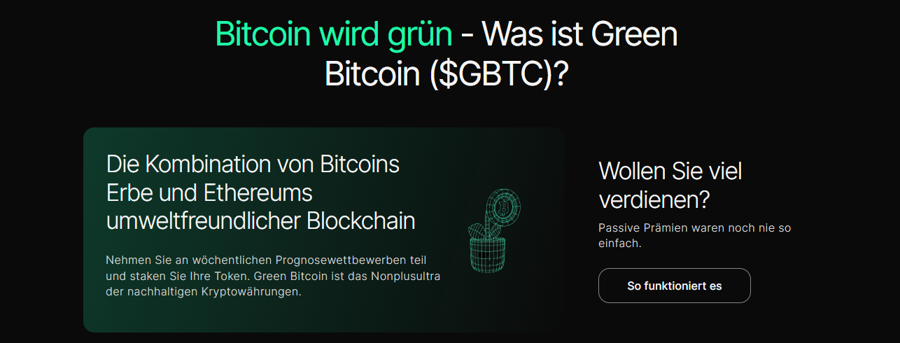 Green Bitcoin