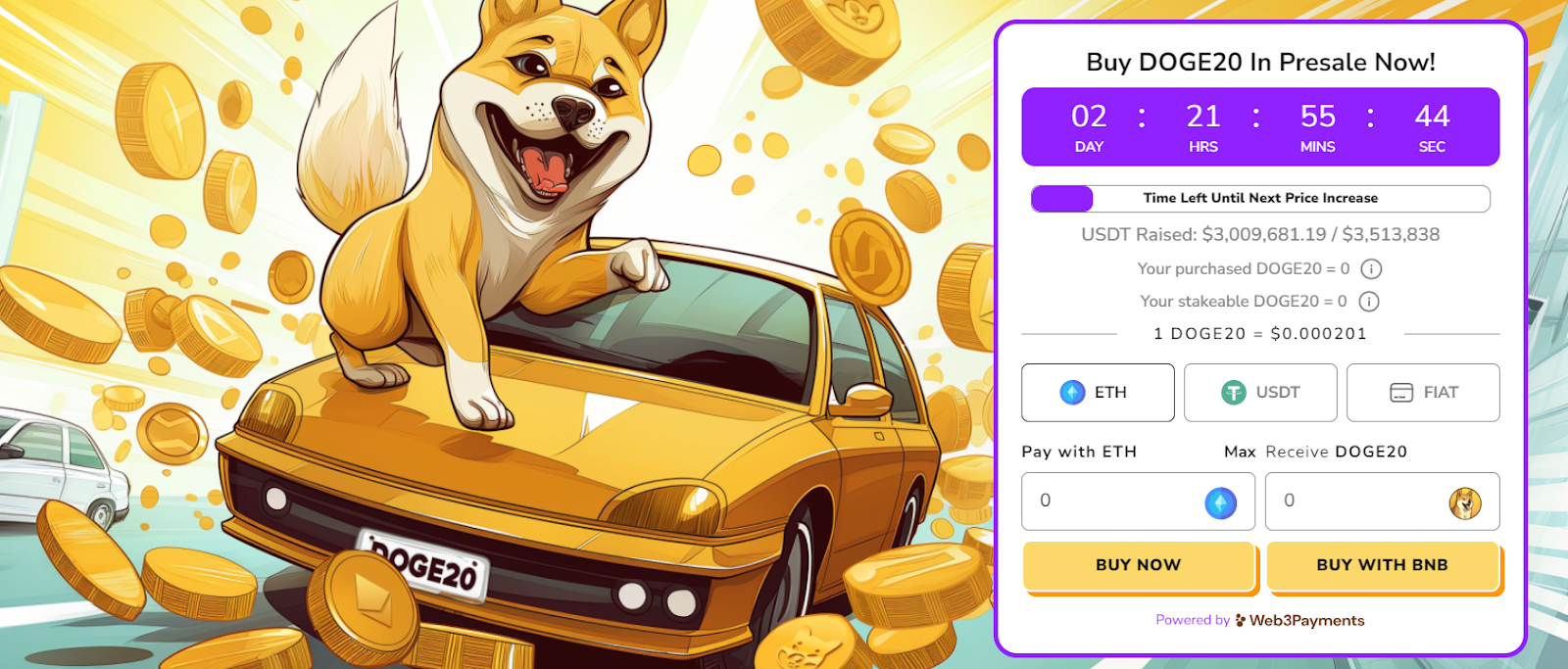 Dogecoin20 Presale