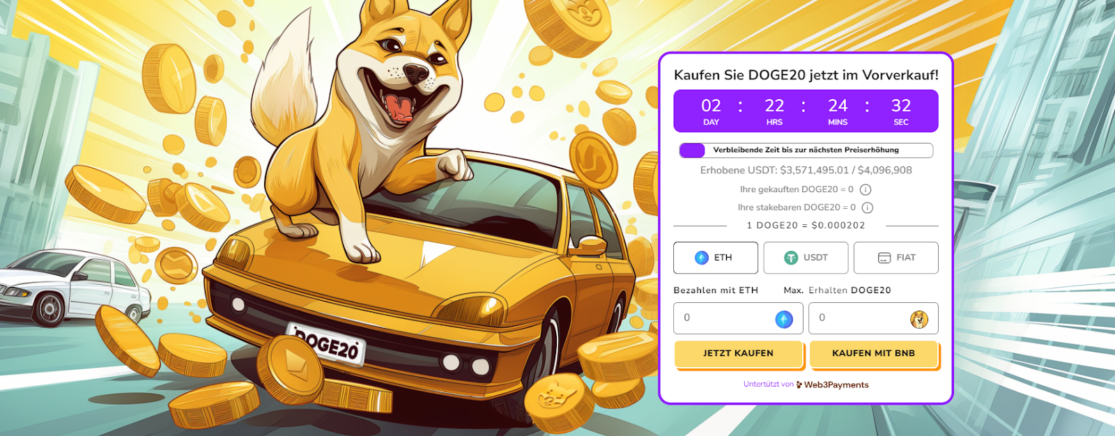 Dogecoin20 Presale