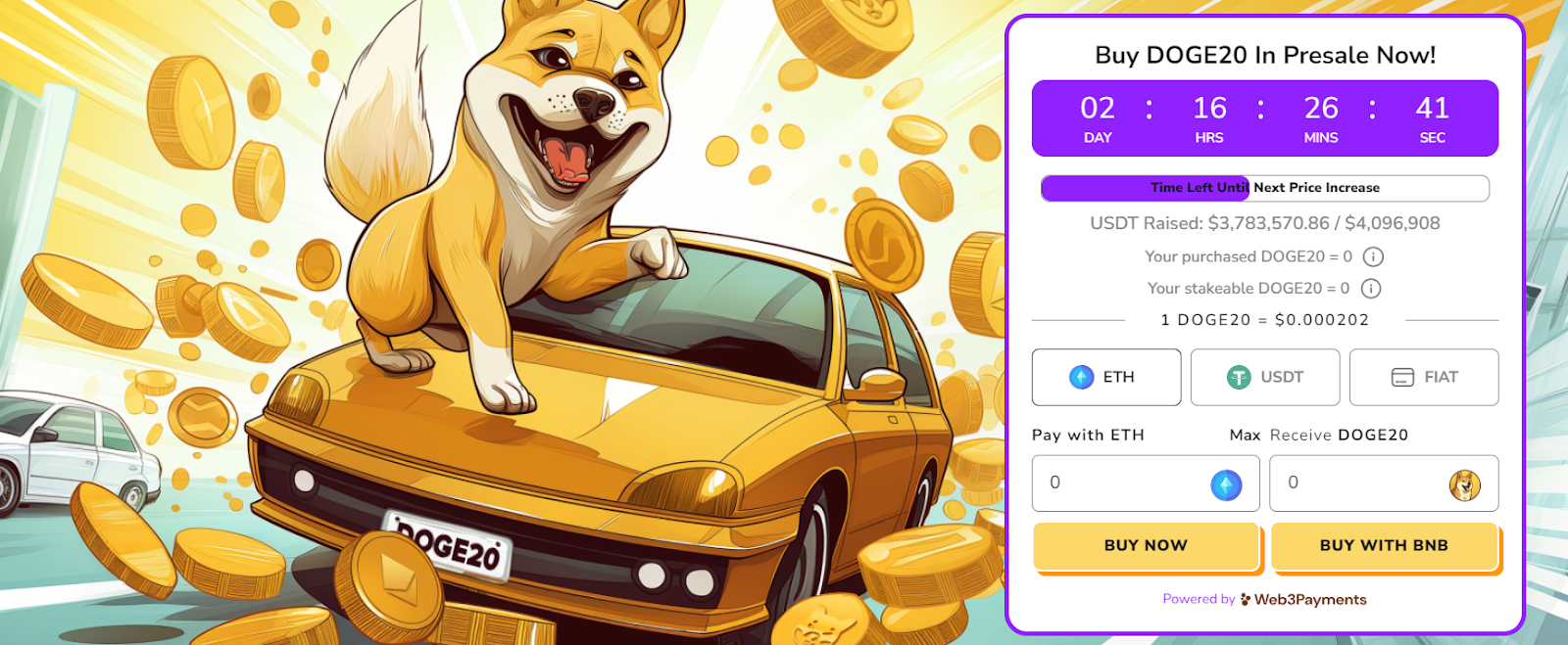 Dogecoin20 Presale