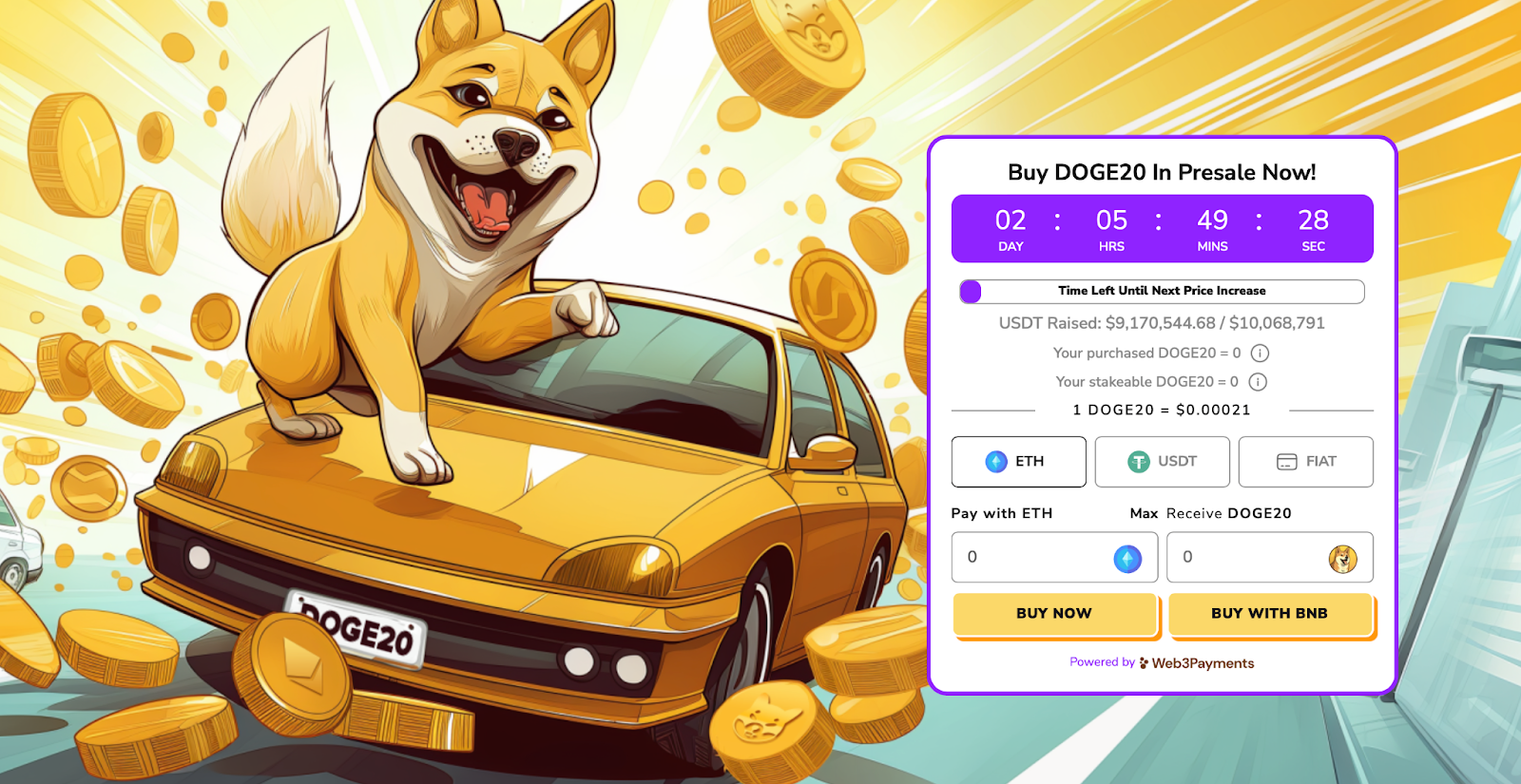 DOGE20 Website 