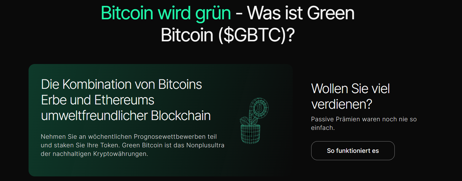 Green Bitcoin 