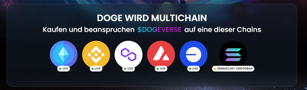 Multi Chain Ansatz von Dogeverse