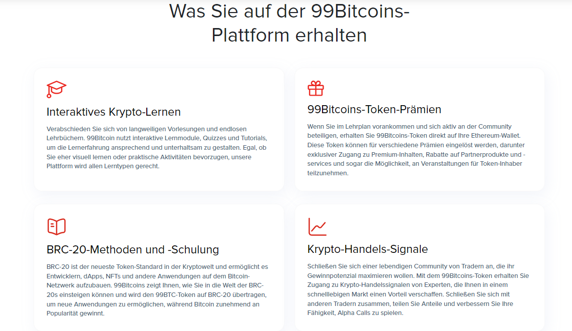 99 Bitcoins Plattform