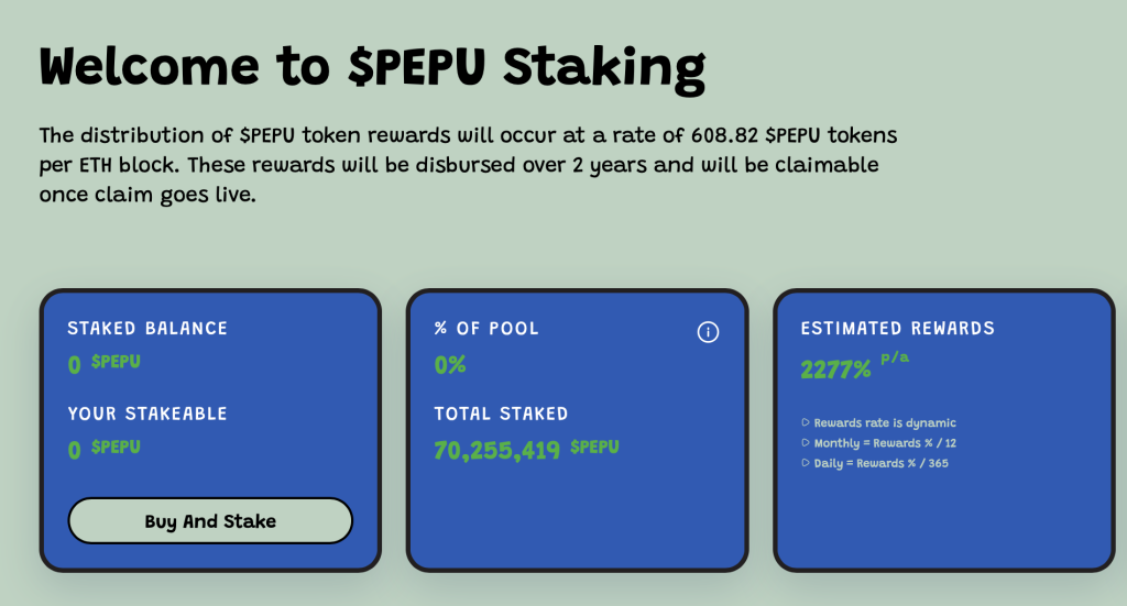 PEPU Staking 