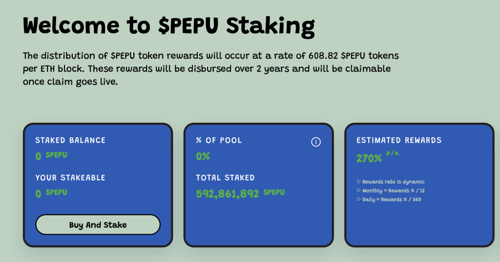 PEPU Staking 