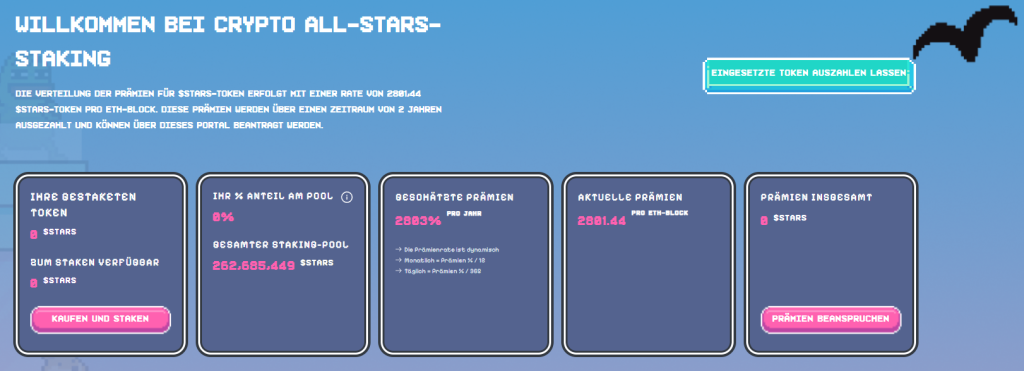 Crypto All-Stars Staking