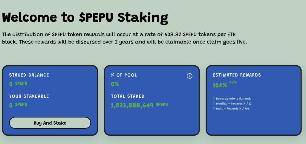 PEPU Staking 