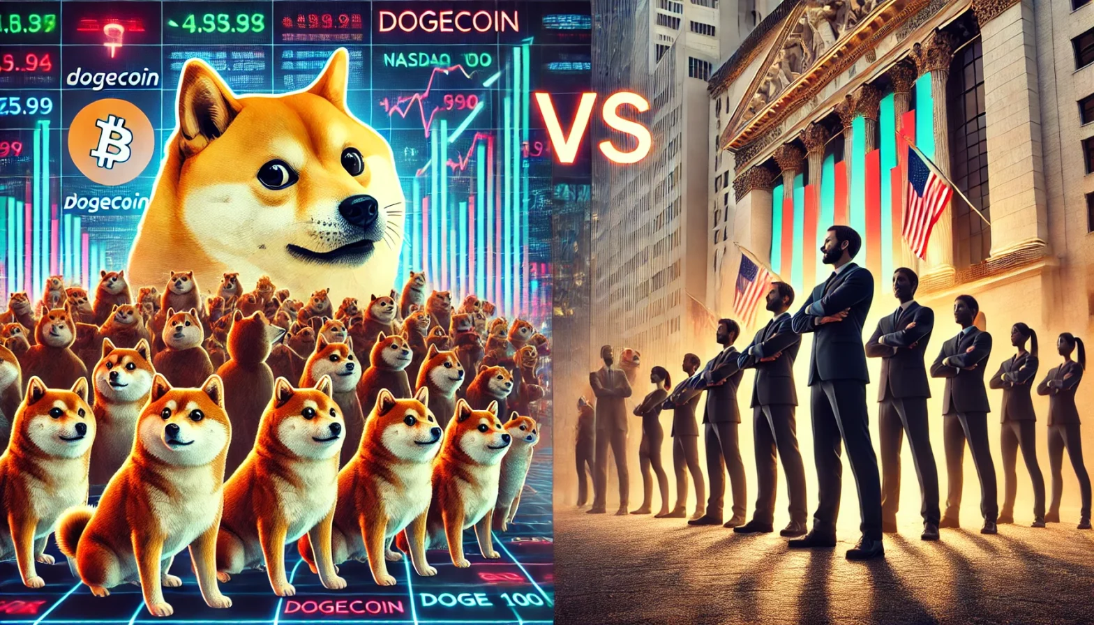 Dogecoin vs. Nasdaq 100 Dieses Investment war historisch profitabler