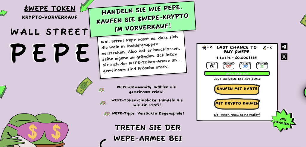 WEPE Vorverkauf 