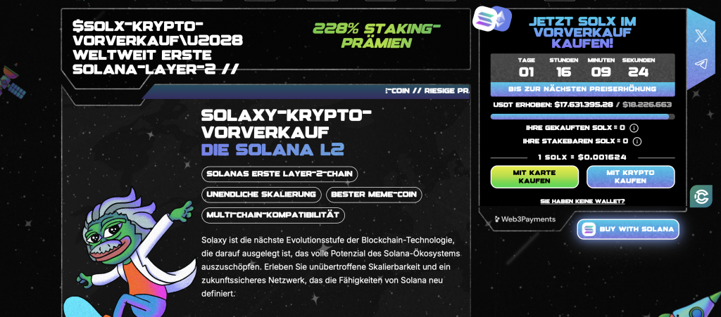 Solaxy Website 