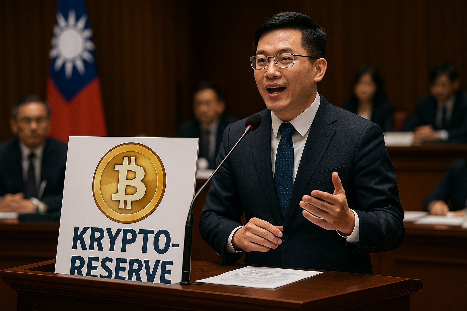 Krypto-News Taiwan plant Bitcoin-Reserve fuer nationale Sicherheit
