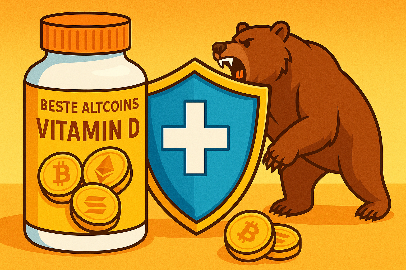 Beste Altcoins, die im Baerenmarkt wie Vitamin D wirken