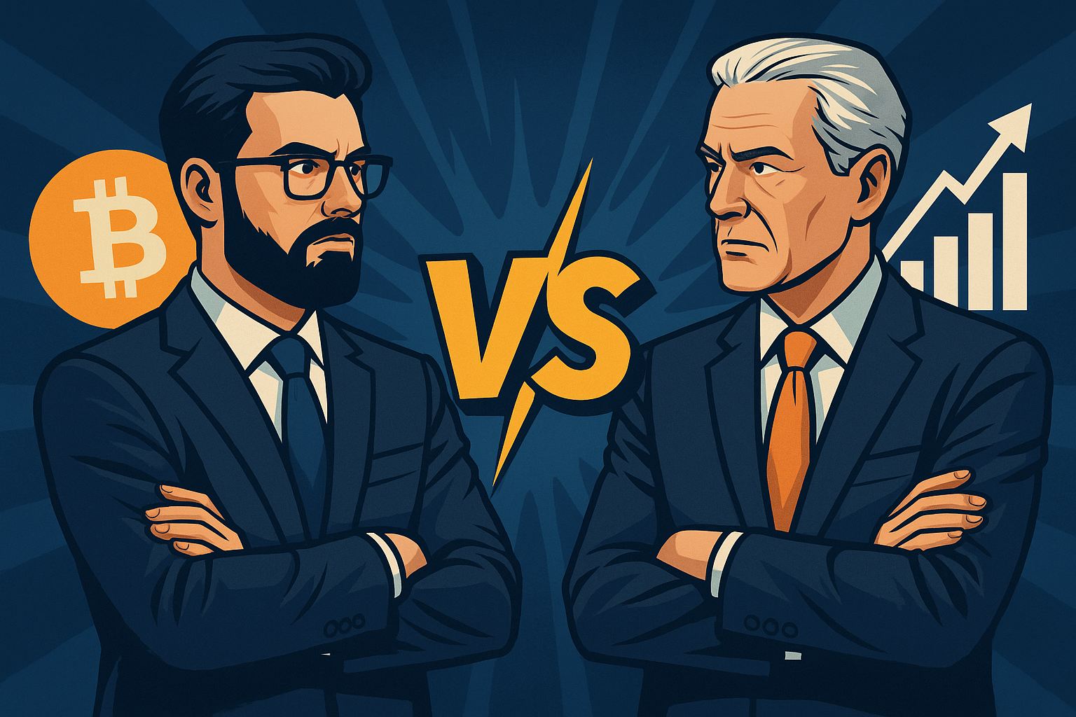Krypto-Experte vs. Finanz-Experte Inflation faellt oder steigt
