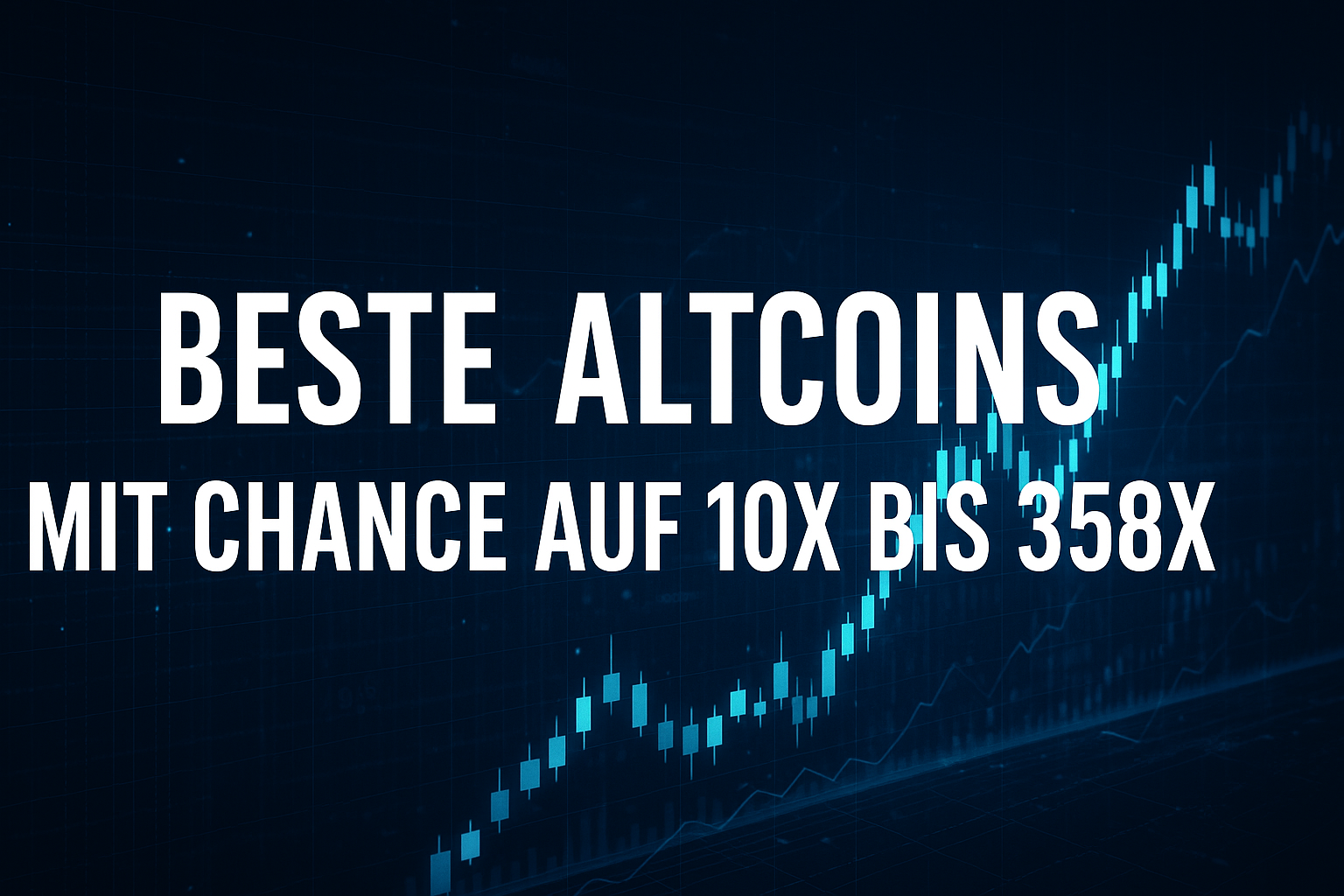 Beste Altcoins fuer Chance auf 10x bis 358x in naechsten 3 Monaten