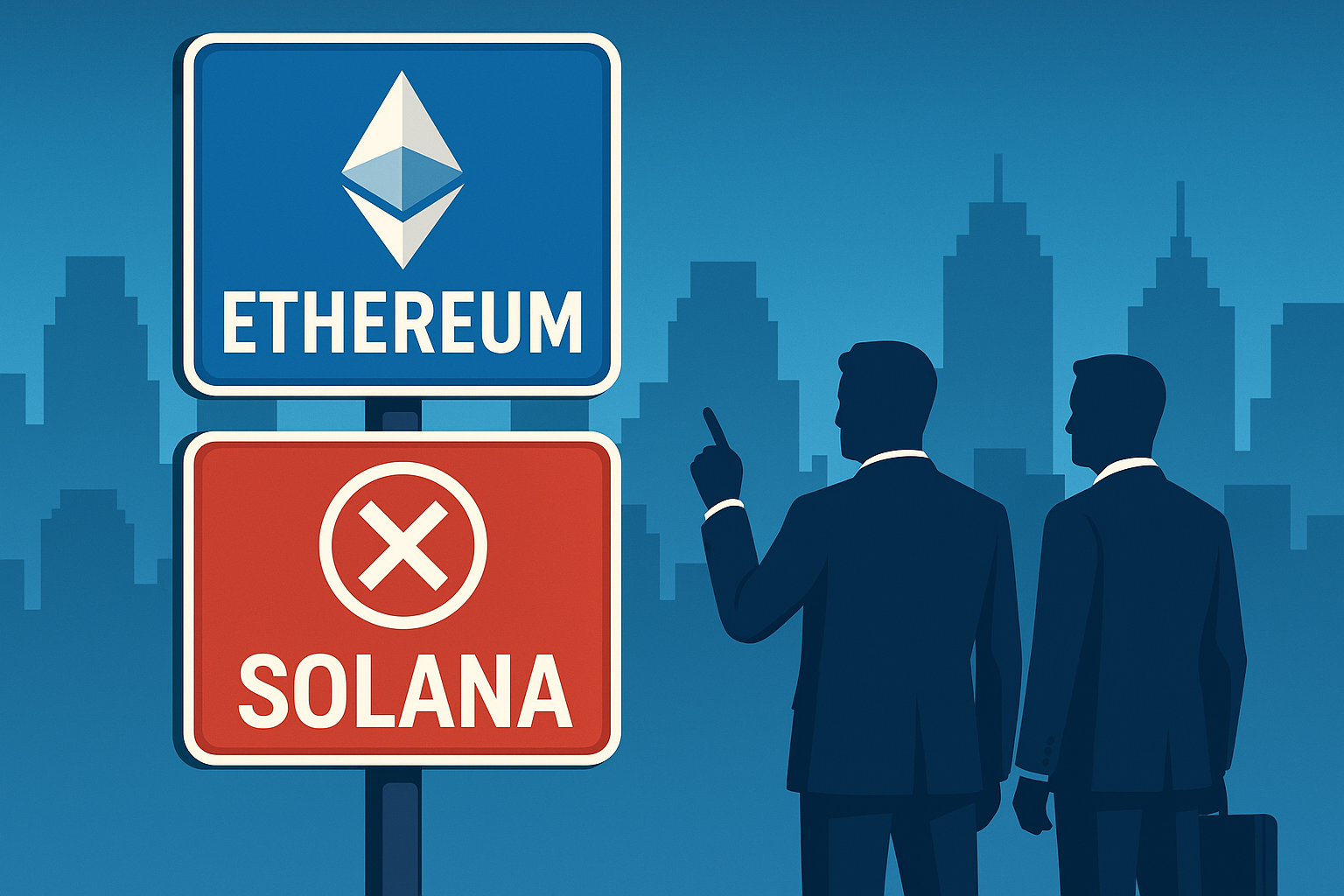 Darum bevorzugen Institutionen Ethereum gegenueber Solana