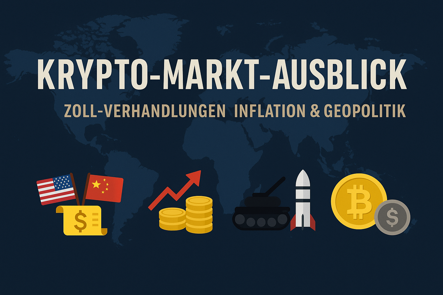 Krypto-Markt-Ausblick Zoll-Verhandlungen, Inflation & Geopolitik