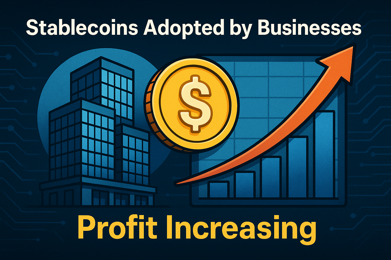 Stablecoin-Adoption wird wegen hoeheren Unternehmensgewinnen zunehmen